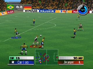 International Superstar Soccer 2000 (USA) (En,Es) In game screenshot
